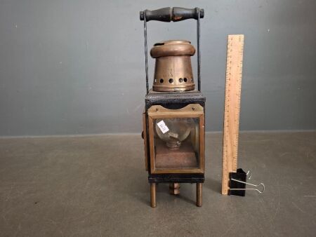 Vintage Metal Railway Lantern