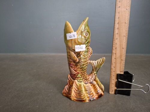 Fish Figurine/Vase Made in England