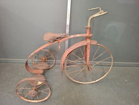 Vintage Metal Tricycle