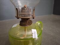 Uranium Glass Finger Oil Lamp - Yellow - 3