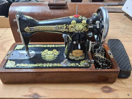 Vintage Standard Sewing Machine - In Case
