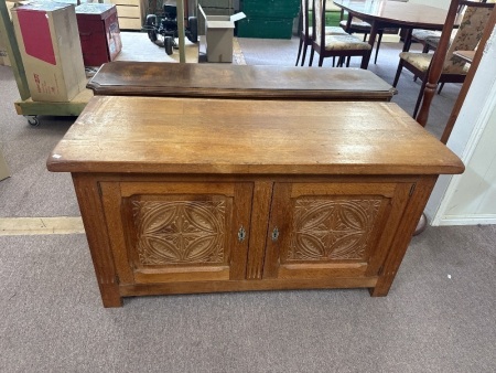 Scandinavian Brutalist Side Board