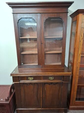 Vintage Library Bookcase/Cabinet - Red Cedar