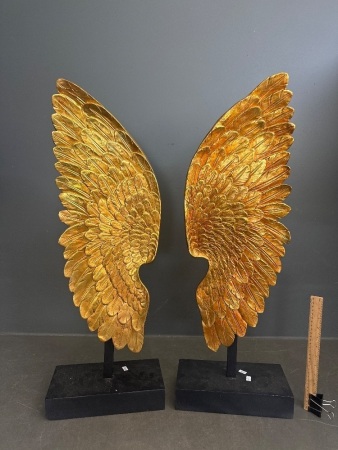 Pair Wooden Angel Wings