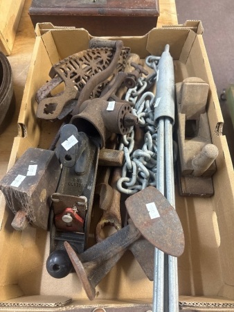 Assortment of Vintage Metalware & Tools