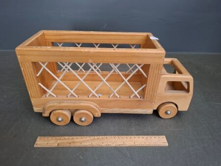 Hand Made Wooden Delivery Truck