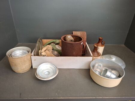 Mixed Vintage Lot inc Phones, Bondi Hotel Plate
