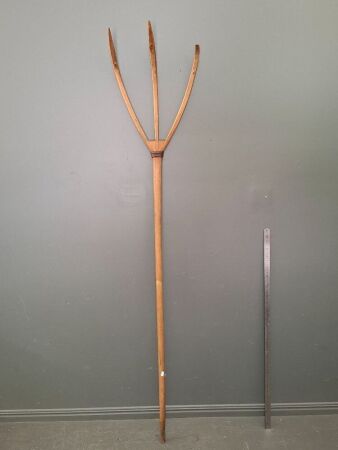 Vintage Wooden Hay Fork