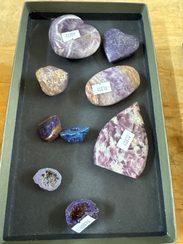 Lot of Purple Crystals