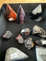 Lot of Dark Coloured Crystals - 3