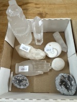 Lot of Quartz & Silver Crystals