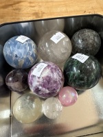 Assortment of Polished Crystal Spheres - 2