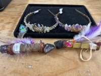 2 Crystal Healing Wands and 2 Crystal Crowns - 3