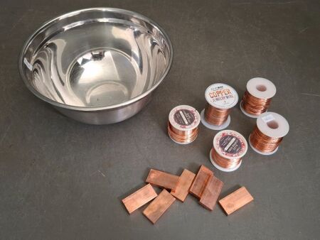 Quantity of Copper Jewellery Wire & Copper Bars