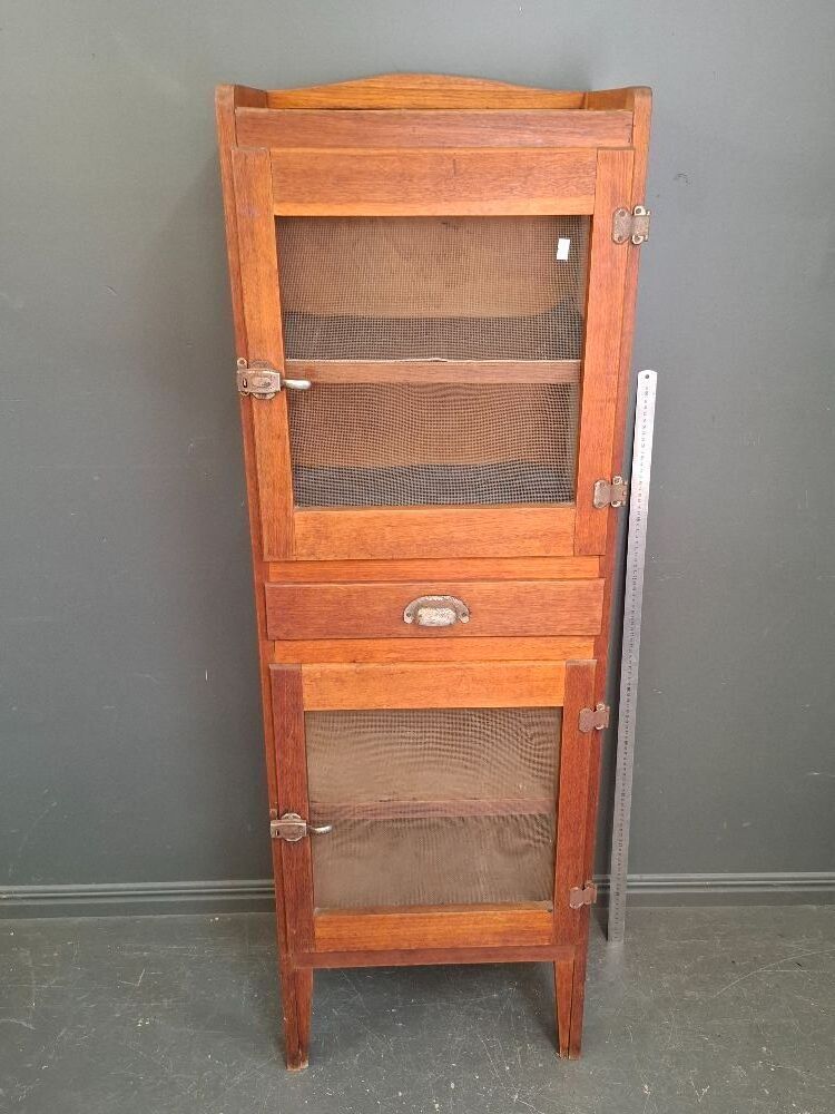 1940s Australian Meat Safe with Australian Furniture Standard S1 sticker