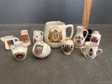 Collection of Miniature English Towns Collectables