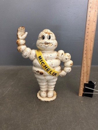 Original Cast Iron Michelin Man Money Box