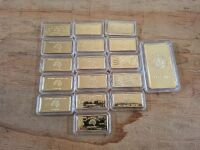 Assortment of Australian Gold Plated Bars