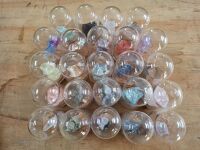 Lot of Raw Crystals in Glass Display Jars - 4