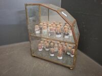 Assortment of Crystals & Gemstones in Small Bottles