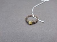 Vintage Possible Diamond & Opal Style Ring Size N