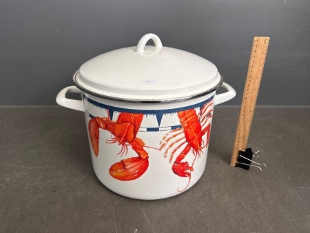Golden Rabbit Large Enamel Lobster Cooking Pot