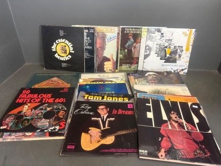 Large Selection of Mixed Genre LP Vinyl Records