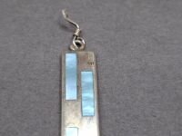 3 Pairs of Earrings and 1 Pendant - Stamped 925 - 3
