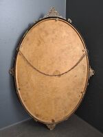 Victorian Portrait of a Lady in metal Frame Convex Glass Pastel on Board - 2