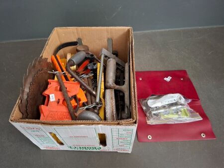 Qty of Tools inc. Mitre Box
