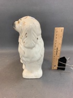 Antique Staffordshire Pottery Comfort Dog - 2