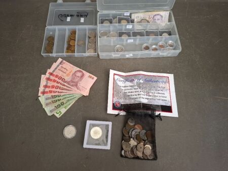 Large Assortment of Collectable International Coins