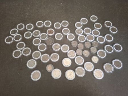 Large Collection of Australian 50 and 20cents