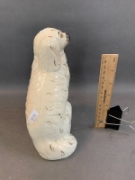 Antique Staffordshire Pottery Comfort Dog - 4