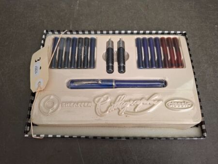 Sheaffer Classic Calligraphy Set - Incs Inks etc.