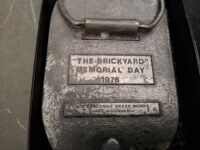 The Brickyard Memorial Day 1976 Belt Buckle by Bergamot Brass Works USA - 3