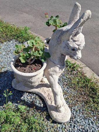 Concrete Donkey Garden Ornament