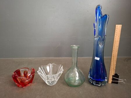 Mixed collection of Blown Glass