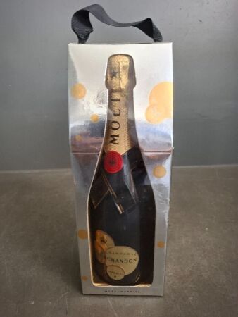 Boxed Moet and Chandon Champagne