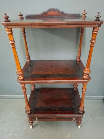 Victorian 3 Tier Wot Not on castors