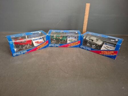 3 x Boxed Ultra Class by Matchbox Cars