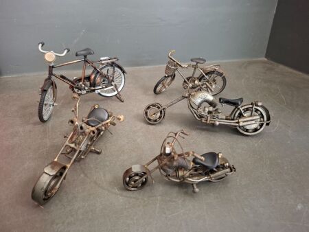 5 Metal Art Bikes and Motor Bikes