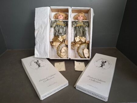 2 x Enchanted Keepsakes Dolls - Both 509 Christine