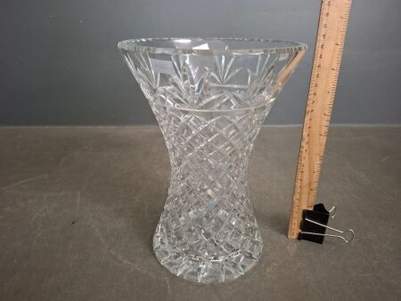 Large Crystal Look Vase