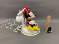 Vintage Minnie Mouse Phone Money Box - 4