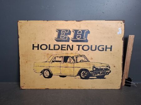EH Holden Tough Vintage Metal Sign