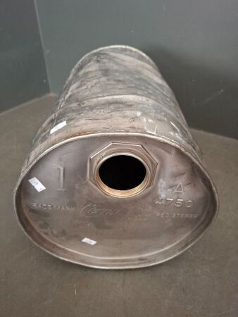 Coca Cola Metal Syrup Drum