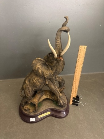 The Fine Art Collection Resin Elephant Statue