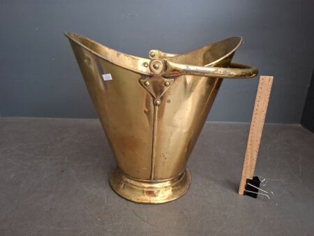 Large Copper Coal Bucket