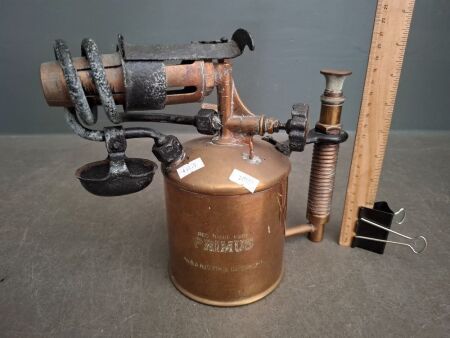 Vintage Primus Brass Blow Torch - Sweden